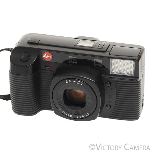 Leica AF-C1 Black 35mm Point & Shoot Camera w/ 40mm f2.8 + 80mm f5.6 [BGN] - Victory Camera