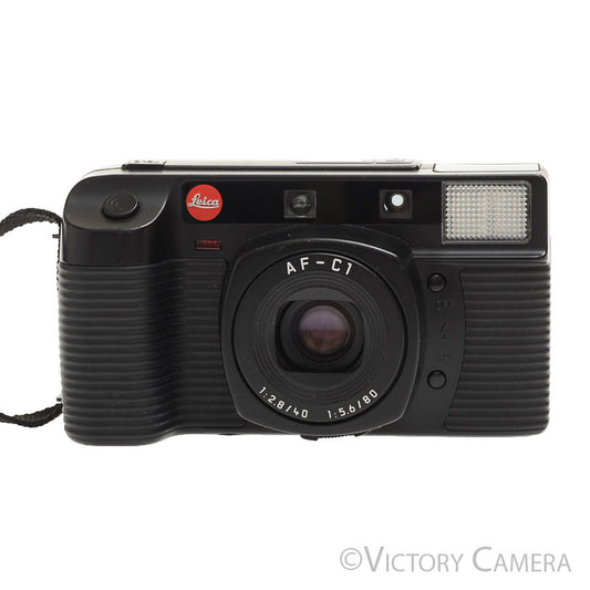 Leica AF-C1 Black 35mm Point & Shoot Camera w/ 40mm f2.8 + 80mm f5.6 [BGN] - Victory Camera
