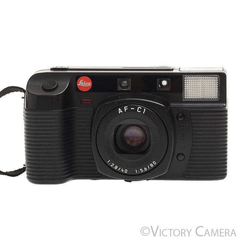 Leica AF-C1 Black 35mm Point & Shoot Camera w/ 40mm f2.8 + 80mm f5.6 [BGN] - Victory Camera