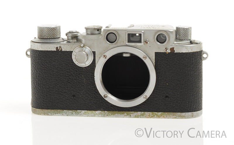 Leica IIIC Camera Body (needs CLA, Ugly) [AS-IS] - Victory Camera