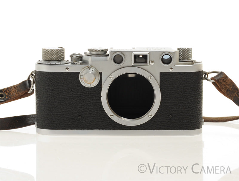Leica IIIF Camera Color Dial Body -Clean and Working- [EXC] - Victory Camera