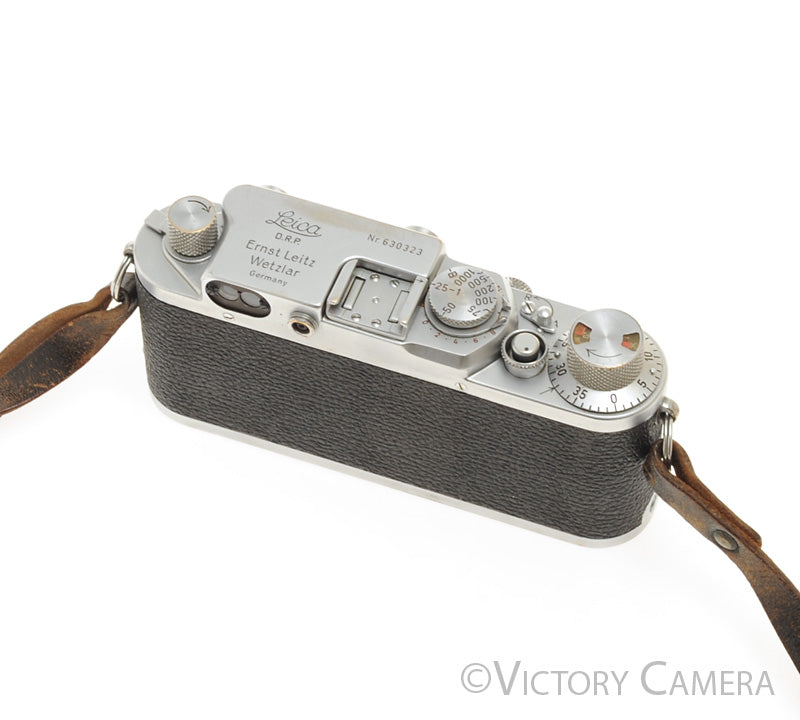 Leica IIIF Camera Color Dial Body -Clean and Working- [EXC] - Victory Camera
