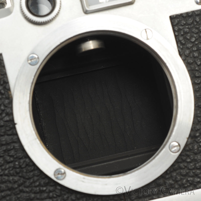 Leica IIIF Camera Color Dial Body -Clean and Working- [EXC] - Victory Camera