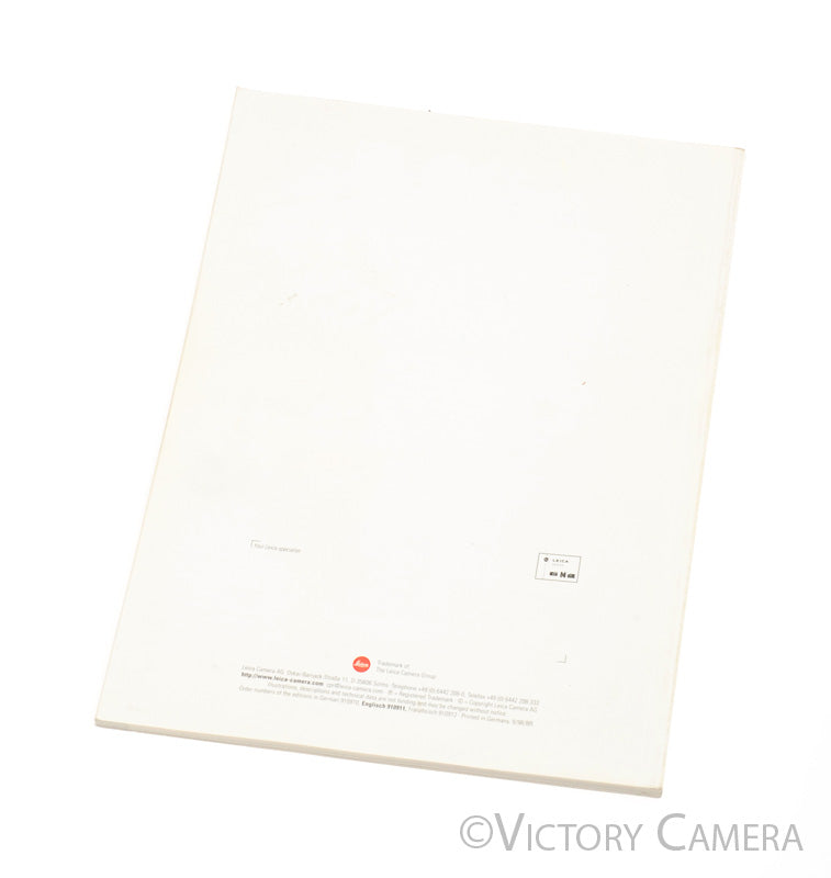 Leica. The Progam (Fascination and Prescision) Promotional Leica Book - Victory Camera