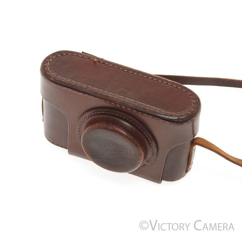Leica Genuine Brown Leather Ever Ready Case for IIIA IIIB IIIC IIIF [EXC-] - Victory Camera