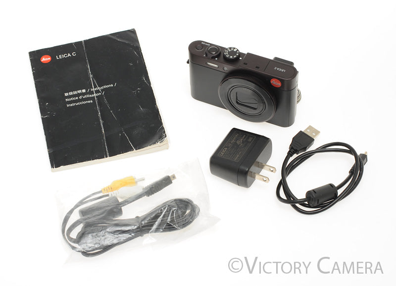 Leica C Typ 112 12.1MP Dark Red Digital Point &amp; Shoot Camera [MINT-] - Victory Camera
