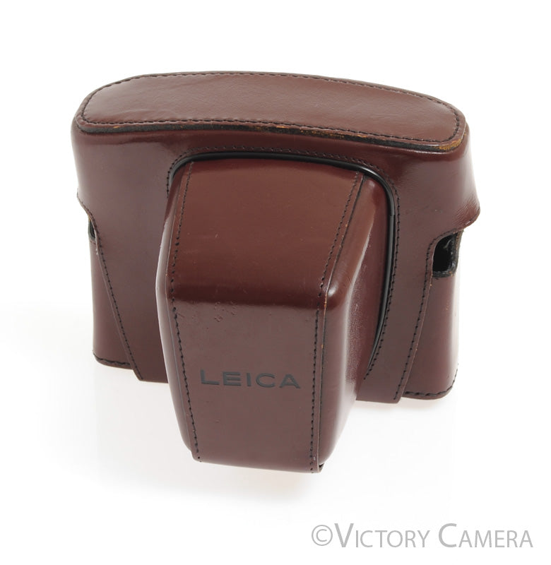 Leica R3 Ox Blood Red Leather Ever Ready Camera Case [EXC] - Victory Camera