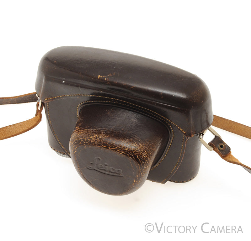 Leica M2 M3 M4 Brown Leather Ever Ready Camera Case (1/4" Screw) [EXC] - Victory Camera
