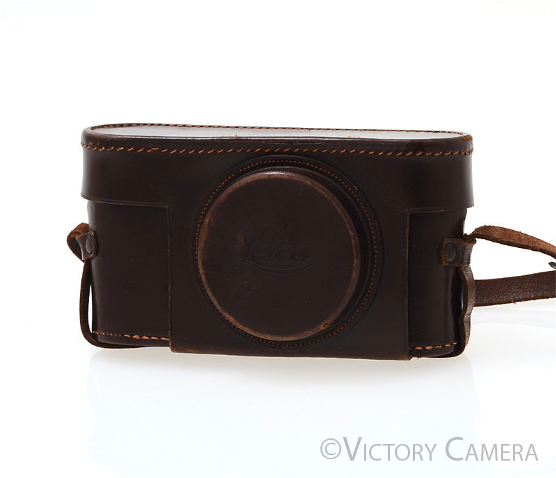 Leitz Leica Esnel Brown Leather Case For Leica Model A [GOOD] - Victory Camera