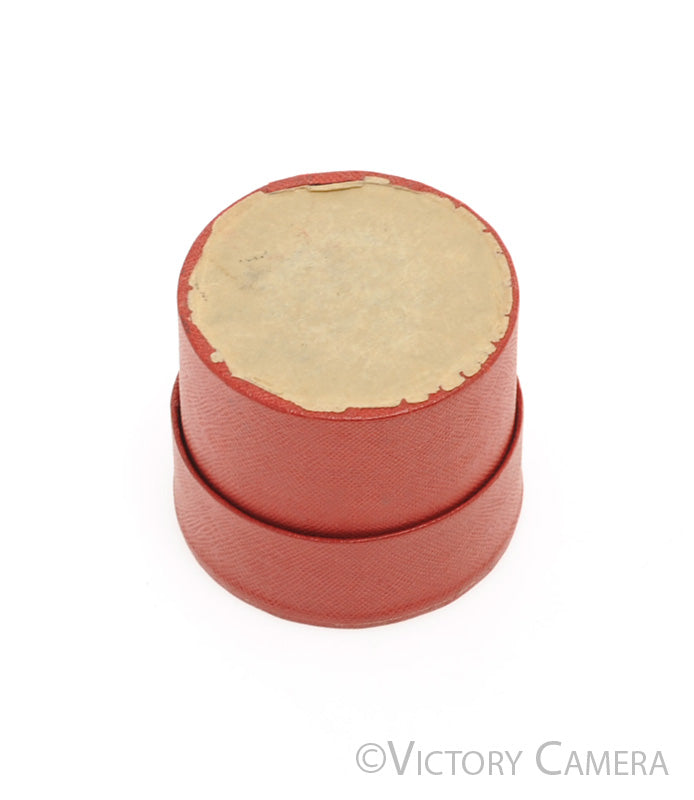 Leica Elmar 5cm f3.5 LTM Red Tube / Case  [EXC] - Victory Camera