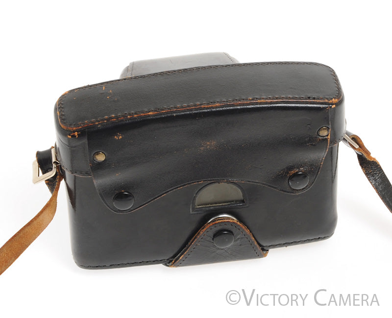 Leica Leitz M5 Black Leather Ever Ready Case w/ 1/4&quot; Screw -Window Intact- [EXC] - Victory Camera