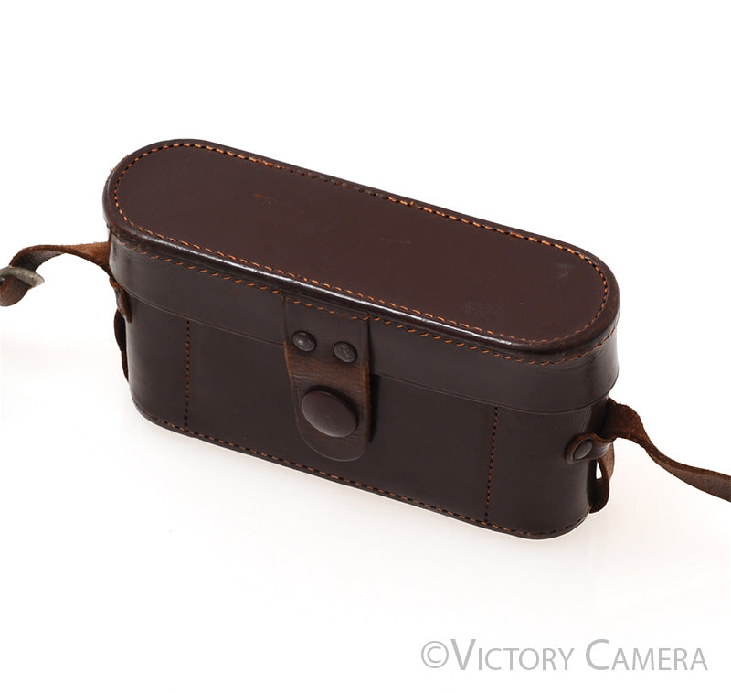 Leitz Leica Esnel Brown Leather Case For Leica Model A [GOOD] - Victory Camera