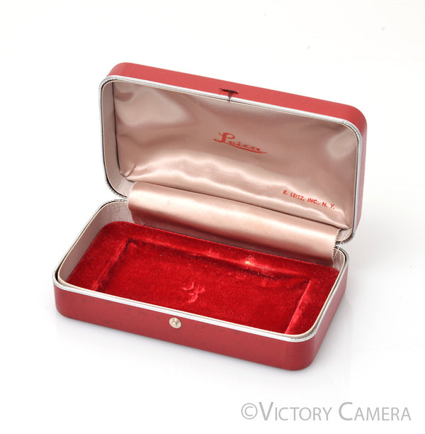 Vintage Leica Red Clamshell Display Case -Rare- [EXC]