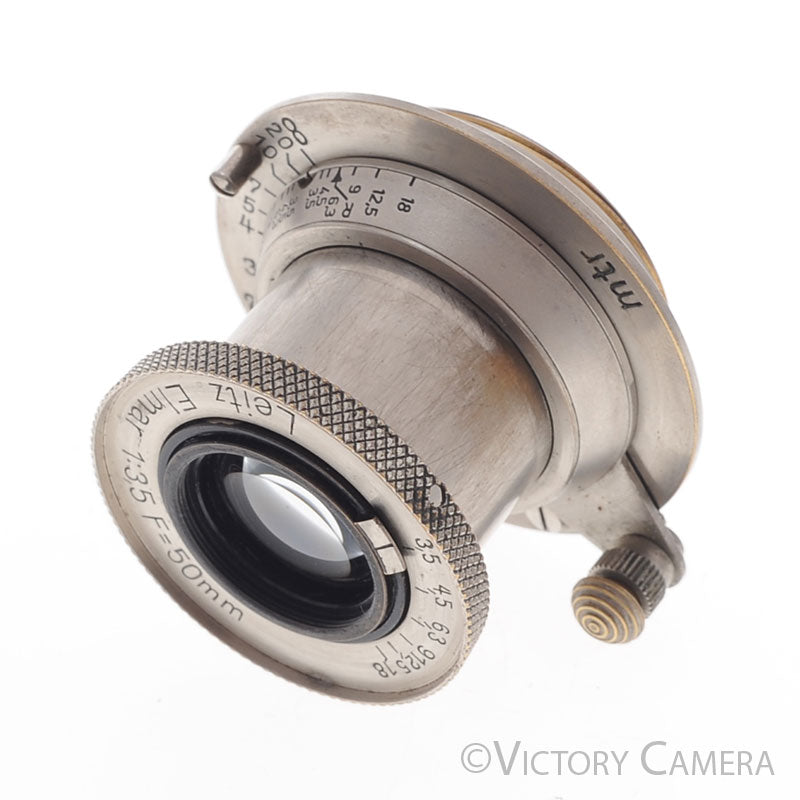 Leica Elmar 50mm f3.5 L39 LTM Screw Mount Lens -YYE CLA- [EXC] - Victory Camera