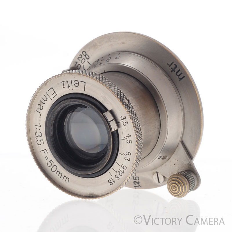 Leica Elmar 50mm f3.5 L39 LTM Screw Mount Lens -YYE CLA- [EXC] - Victory Camera