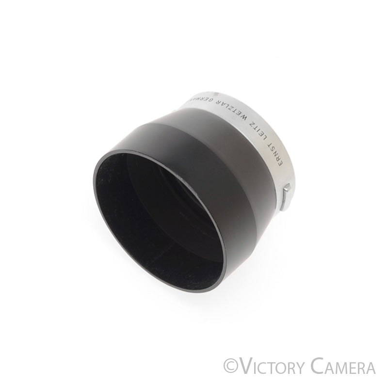 Leica IUFOO 12575N Metal Lens Shade / Hood for Elmar Elmarit 90, 135 [EXC] - Victory Camera