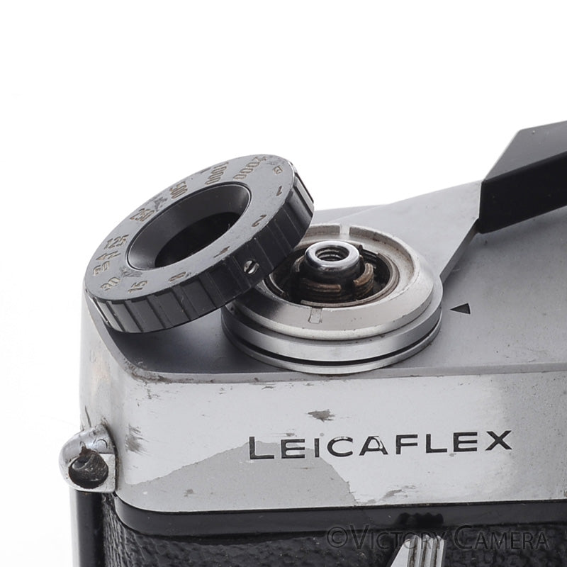 Leica Leicaflex (Original) Chrome SLR Camera Body -FOR PARTS ONLY- [AS-IS] - Victory Camera