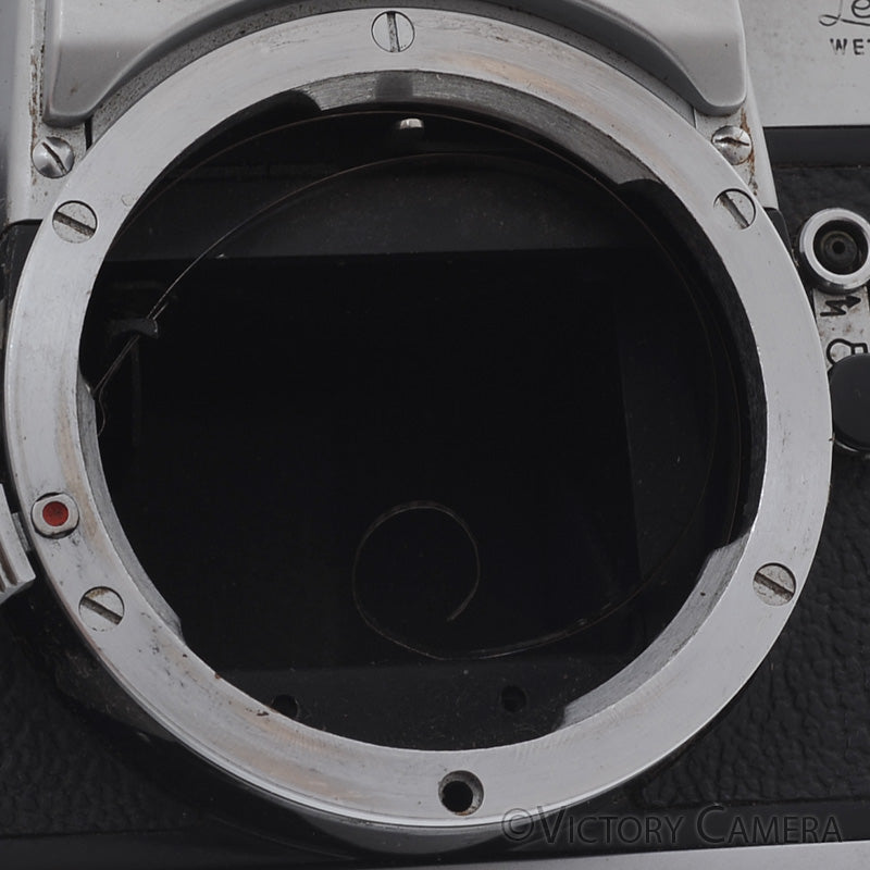 Leica Leicaflex (Original) Chrome SLR Camera Body -FOR PARTS ONLY- [AS-IS] - Victory Camera