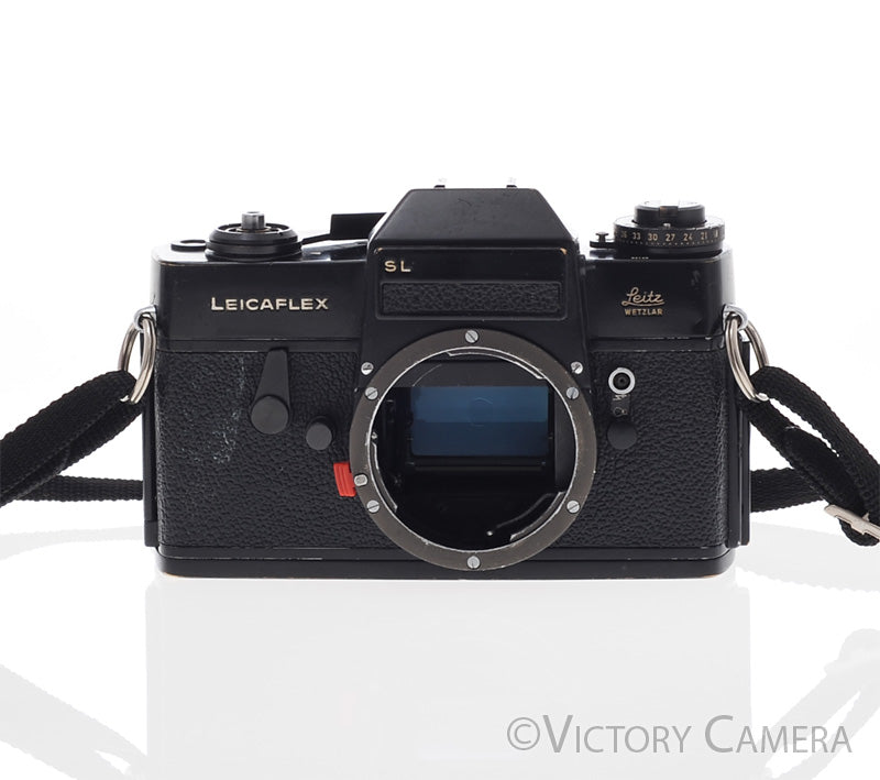 Leica Leicaflex SL Black 35mm SLR Camera Body -FOR PARTS ONLY- [AS-IS] - Victory Camera