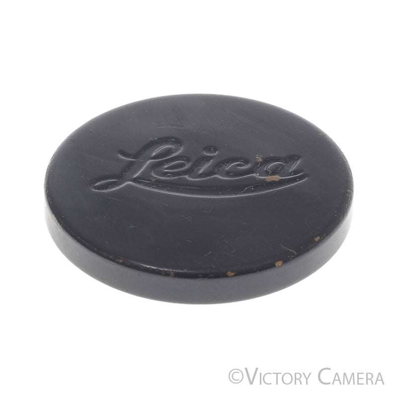 Leica Black Brass a36 Lens Cap with Red Felt [GOOD] image 3