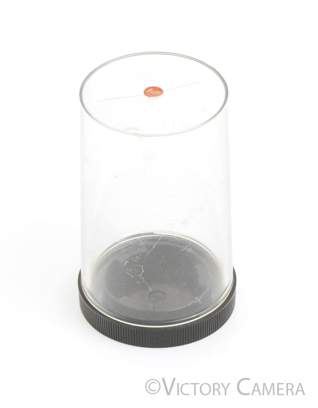Leica Leitz Plastic Lens Bubble Case for R Mount ~5" Tall  [GOOD] - Victory Camera