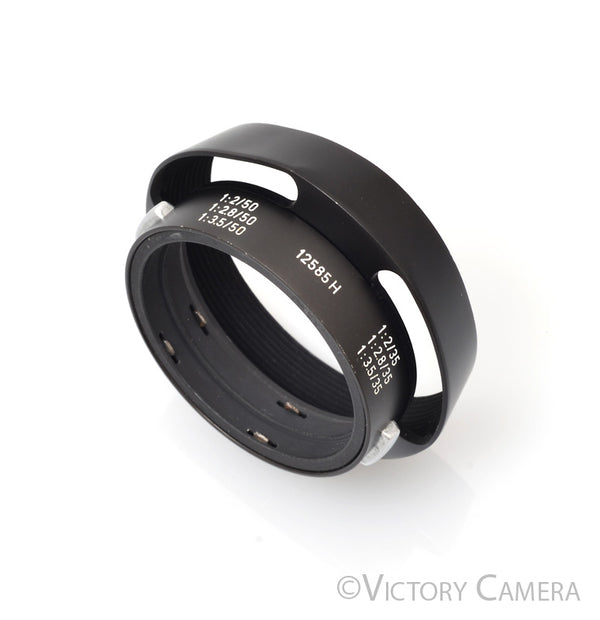 Leica 12585H Shade/ Hood for Summicron 35mm/ 50mm Lens [BAR]