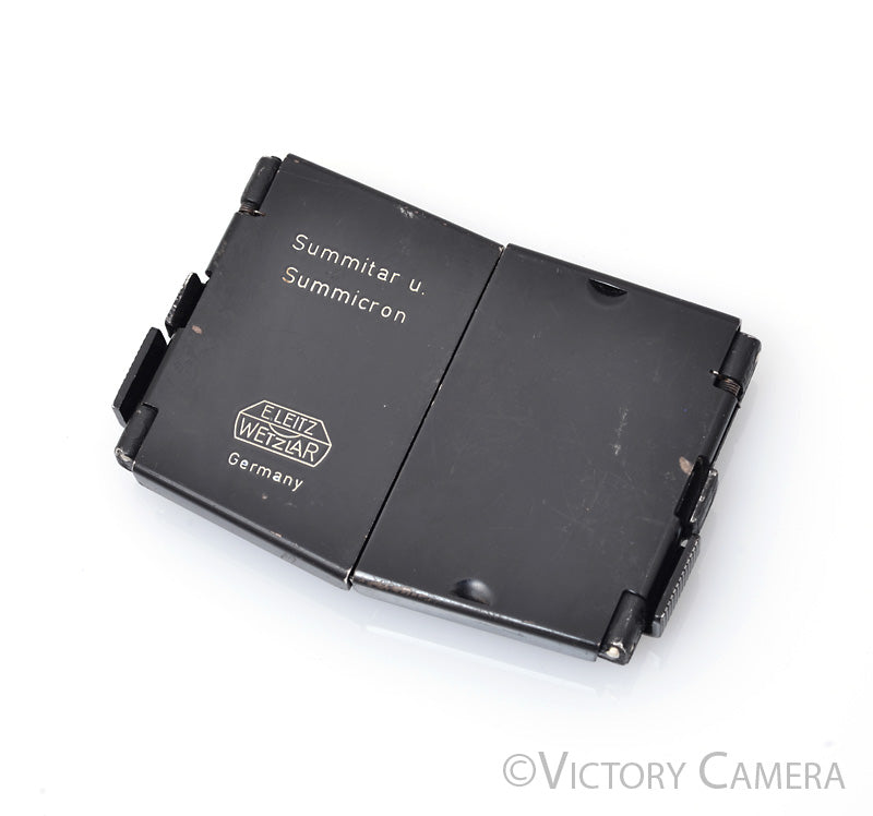 Leica SOOFM Black Metal Folding Shade / Hood for 50mm Summicron Lens [EXC] - Victory Camera