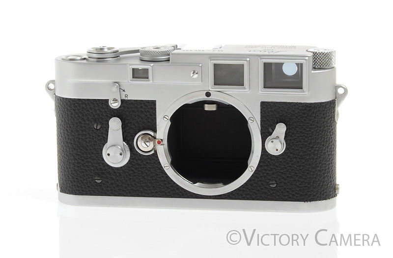 Leica M3 DS Chrome 35mm Rangefinder Camera Body -New Leather-