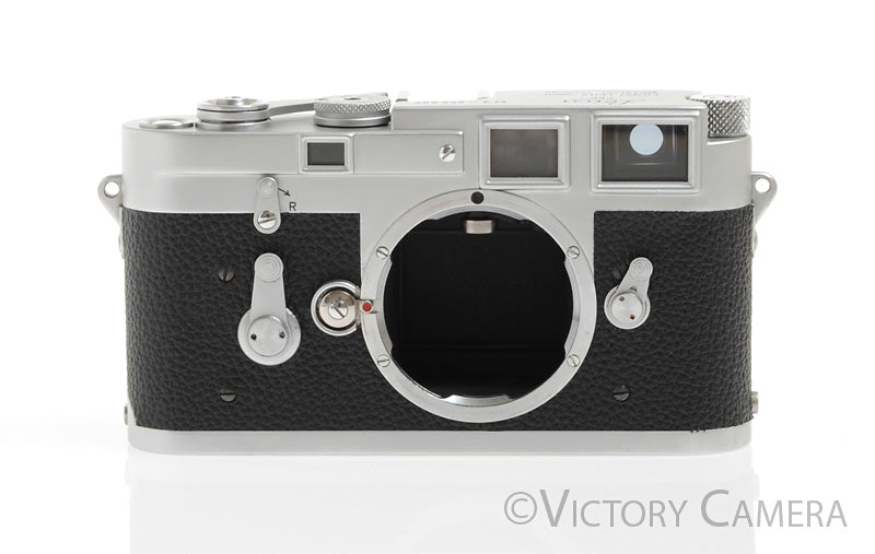 Leica M3 DS Chrome 35mm Rangefinder Camera Body -New Leather-