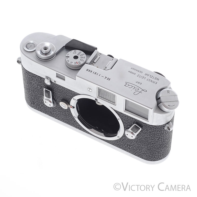 Leica M4 Classic Chrome 35mm Rangefinder Camera Body -YYE CLA- [EXC]