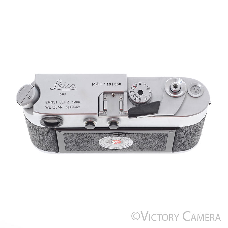 Leica M4 Classic Chrome 35mm Rangefinder Camera Body -YYE CLA- [EXC]
