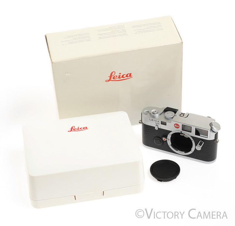 Leica M6 Classic Chrome 35mm Rangefinder Camera Body -Clean w/ Box-