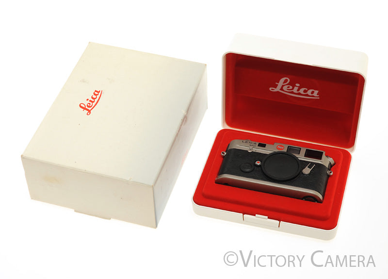 Leica M6 Titanium Ostrich Leather 35mm Rangefinder Camera Body w/ Box  [EXC+]