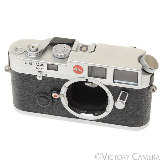 Leica M6 Classic Chrome 35mm Rangefinder Camera Body [EXC] - Victory Camera