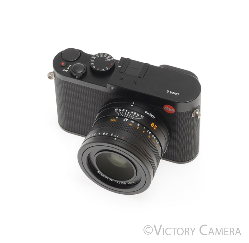 Leica Q Typ 116 Black 24.2MP Digital Camera w/ 28mm f1.7 Summilux Lens [EXC] - Victory Camera