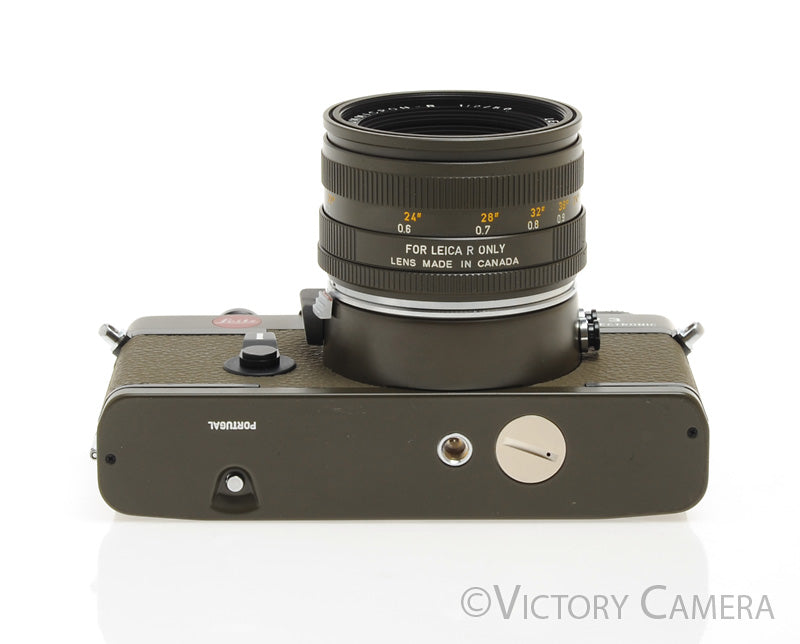 Leica Safari R3 Electronic w/ 50mm f2 Summicron, Binoculars, Case [MIN