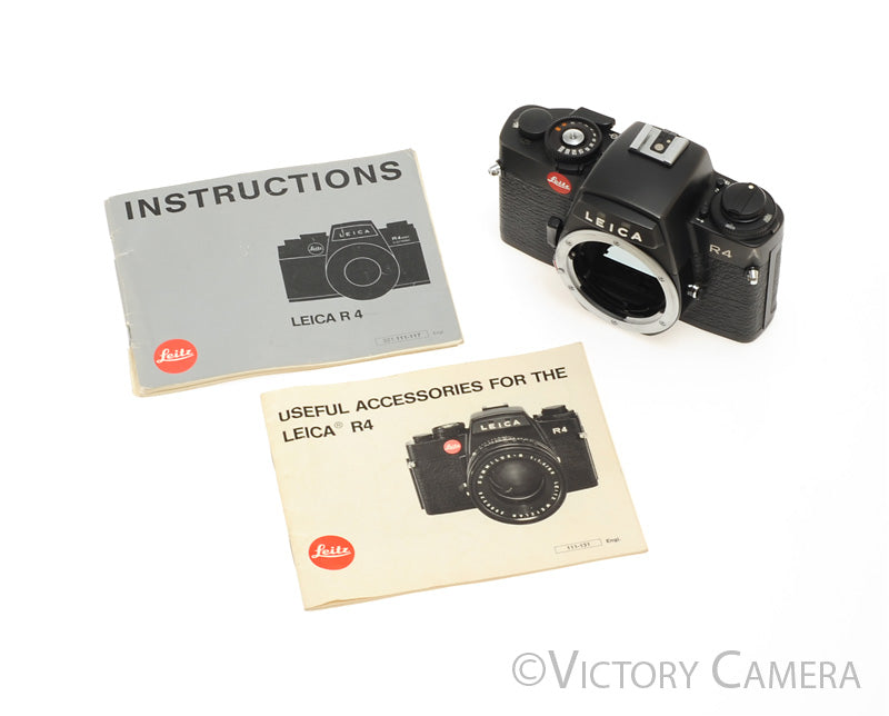 Leica R4 Black 35mm Film Camera Body [EXC+] - Victory Camera