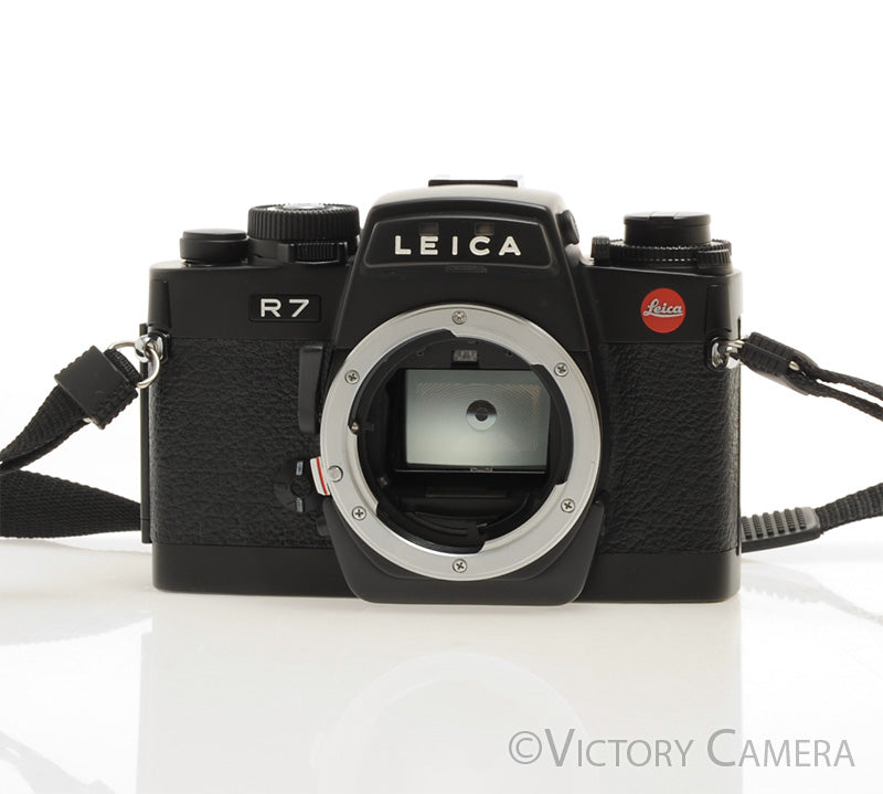 Leica R7 Black 35mm Film Camera Body [EXC+] - Victory Camera