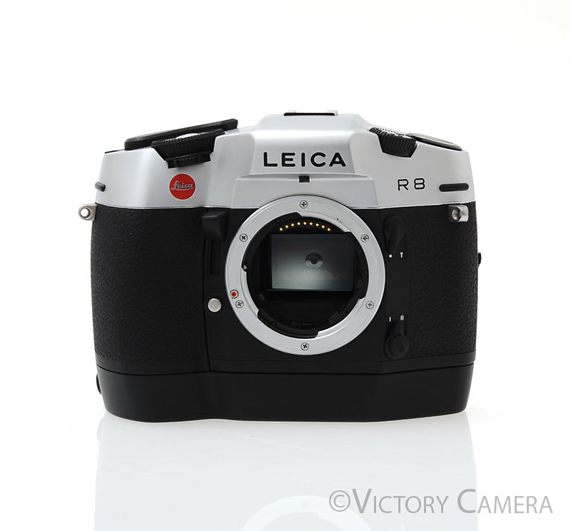 Leica R8 Chrome SLR Film Camera w/ Motor Winder [EXC+] - Victory Camera