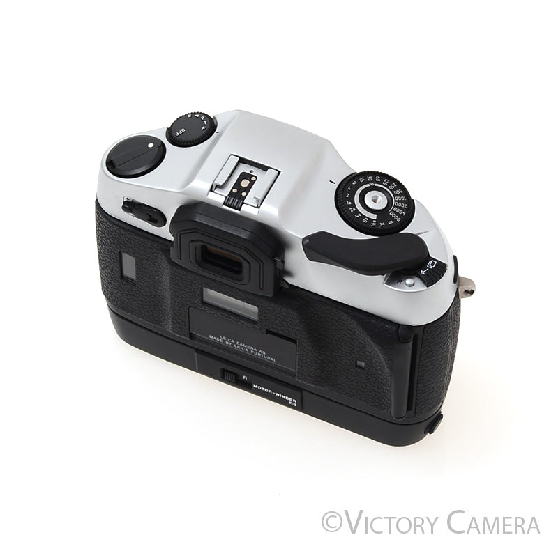 Leica R8 Chrome SLR Film Camera w/ Motor Winder [EXC+] - Victory Camera