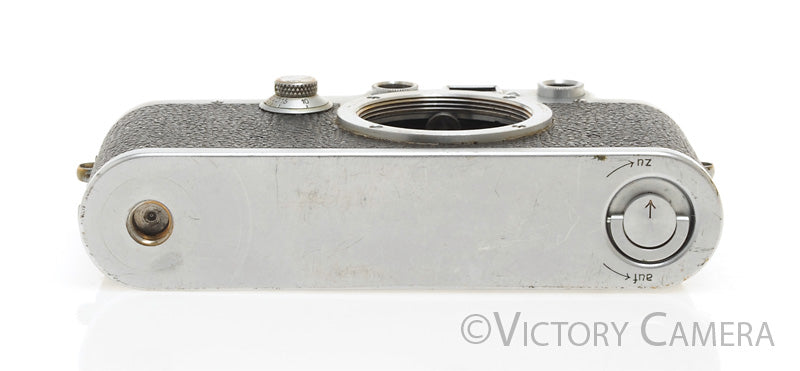 Leica IIIC 35mm Chrome Rangefinder Camera Body  [EXC] - Victory Camera