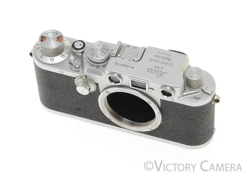 Leica IIIF Camera Color Dial Body -Clean and Working- [EXC+] - Victory Camera