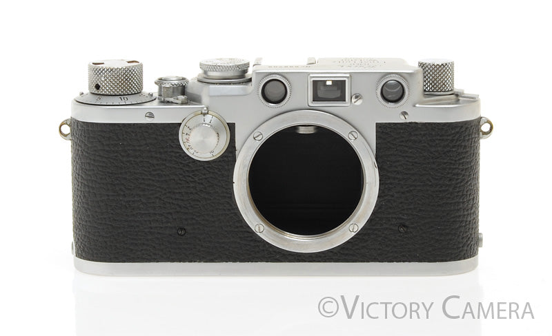Leica IIIF Camera Color Dial Body -Clean and Working- [EXC+] - Victory Camera
