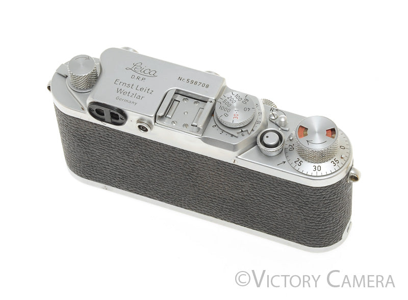Leica IIIF Camera Color Dial Body -Clean and Working- [EXC+] - Victory Camera