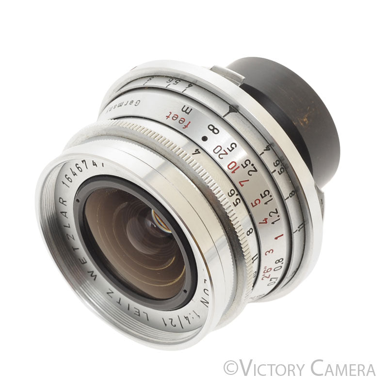 美品 Leica SUPER ANGULON 21mm F4 Lマウント 整備済 Leica Super-Angulon 21mm f4 Wide Angle M Mount Lens [EXC+]
