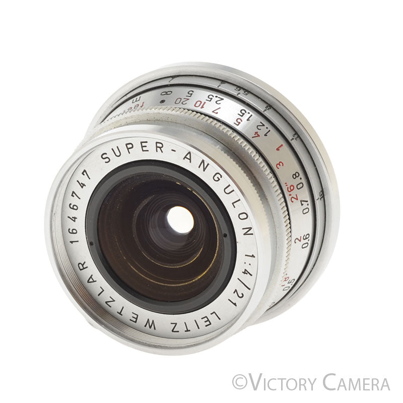 Leica Super-Angulon 21mm f4 Wide Angle M Mount Lens [EXC+] - Victory Camera