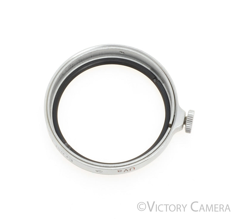 Leica Chrome Clamp-On UVa Filter FIOLA  [EXC+] - Victory Camera