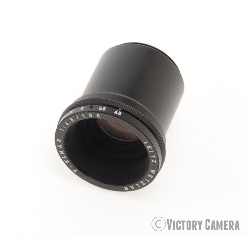 Leica V-Elmar 100mm F4.5 Enlarging Lens w/ 6x6 Coverage [EXC-] - Victory Camera