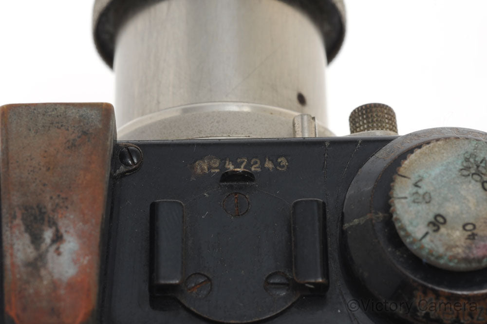 Leica 1 (a) Camera w/ 50mm F3.5 Hektor Lens -V. Rough & Works! [AS-IS] - Victory Camera