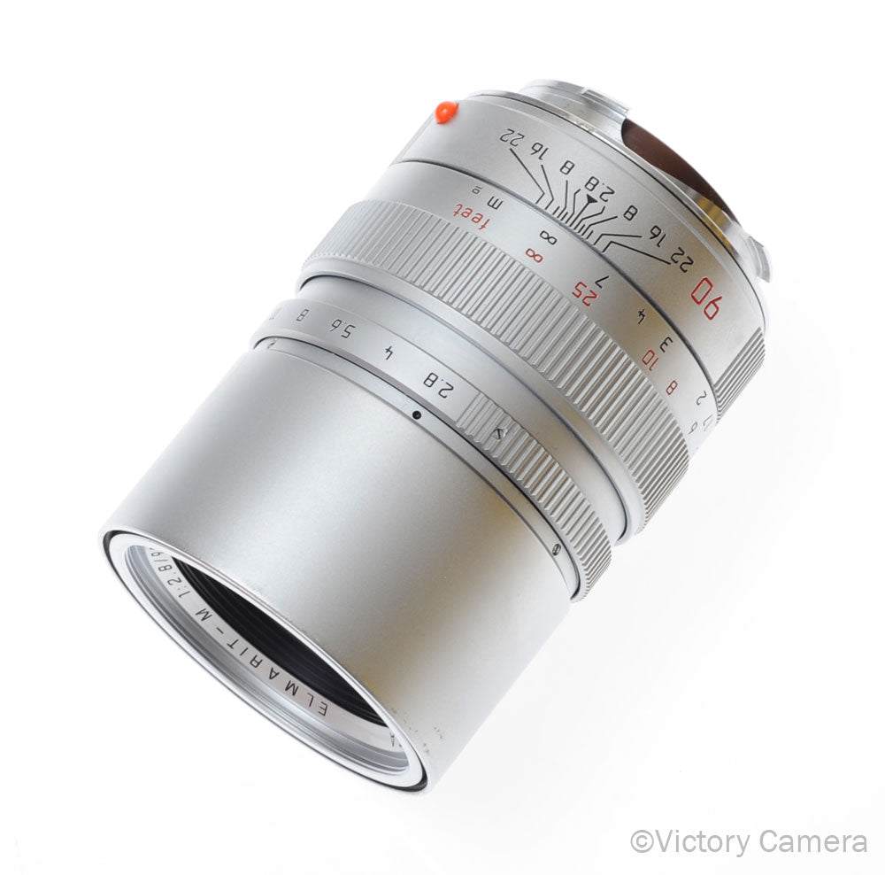 Leica Elmarit-M 90mm f2.8 11808 Chrome Telephoto Prime Lens for M Mount [EXC-] - Victory Camera